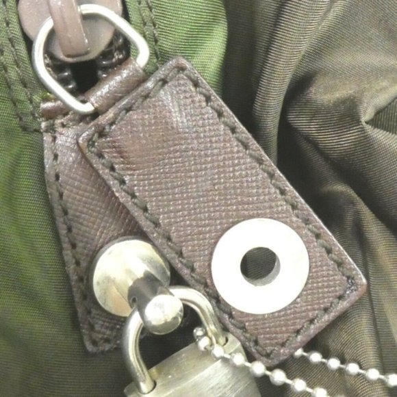 PRADA extra large Boston travel bag Nylon Leather - Picture 6 of 8